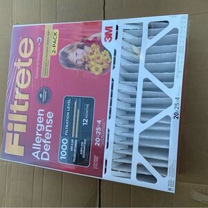Filtrete 20x25x4 AC Furnace Air Filter MPR 1000 Micro Allergen Defense 2-Pack